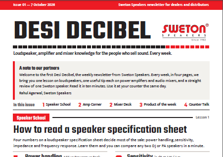 First page preview of Sample Newsletter 04 in English